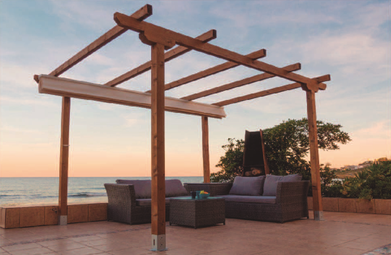 Pérgola de madera Cabo de gata